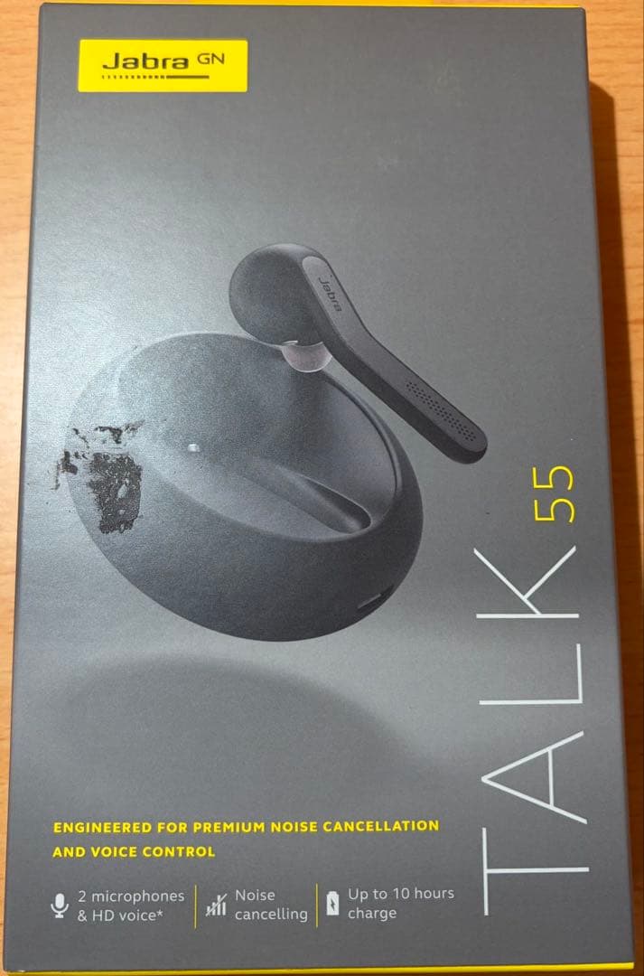 Jabra TALK 55 ワイヤレスイヤホン Jabra Talk 55 Earphone HQ Noise Cancellation and Voice Control