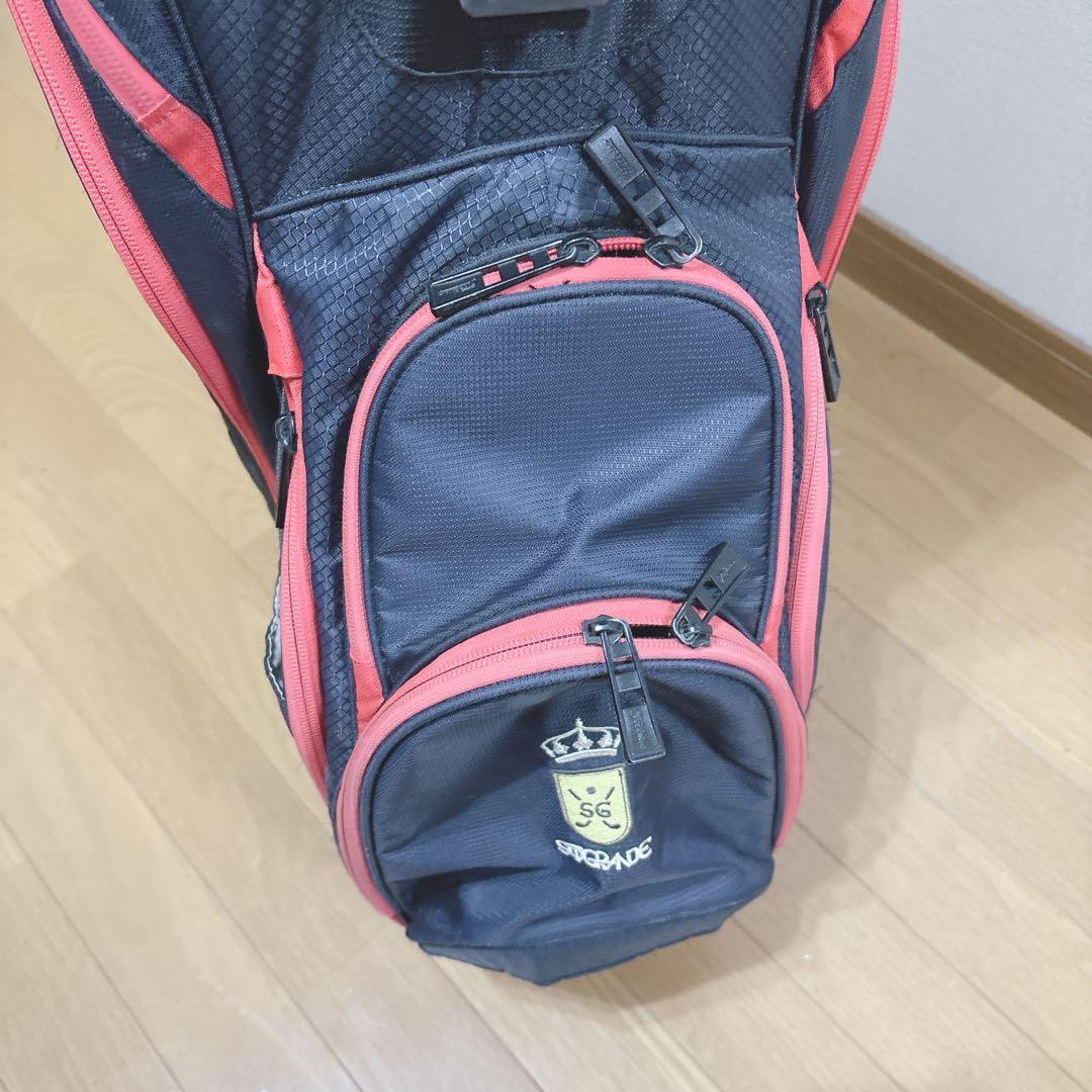 K454 Titleist メンズ キャディバッグ 14分割 赤 黒 - メルカリ