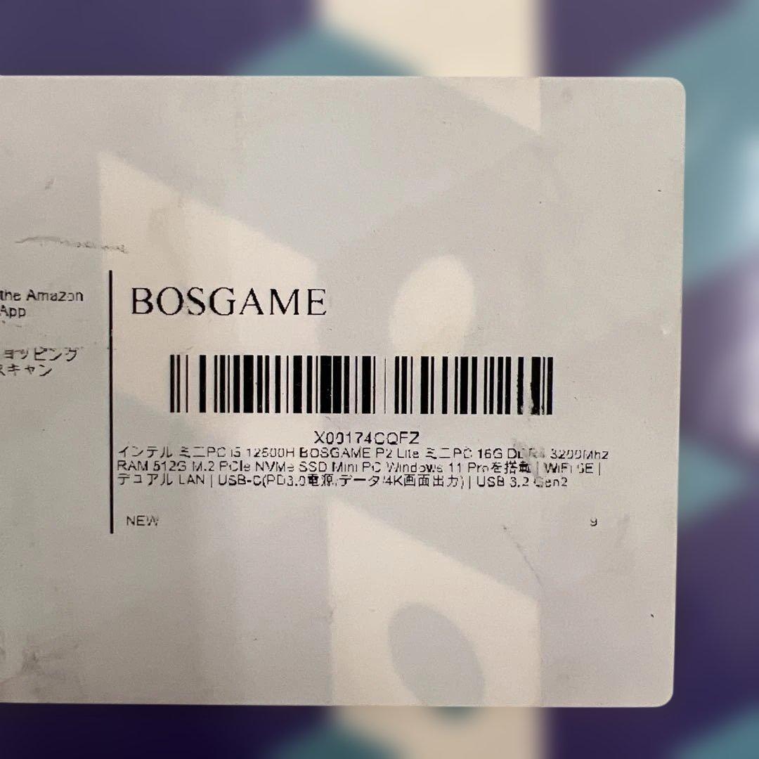 510690インテル ミニPC i5 12600H BOSGAME P2Lite - メルカリ