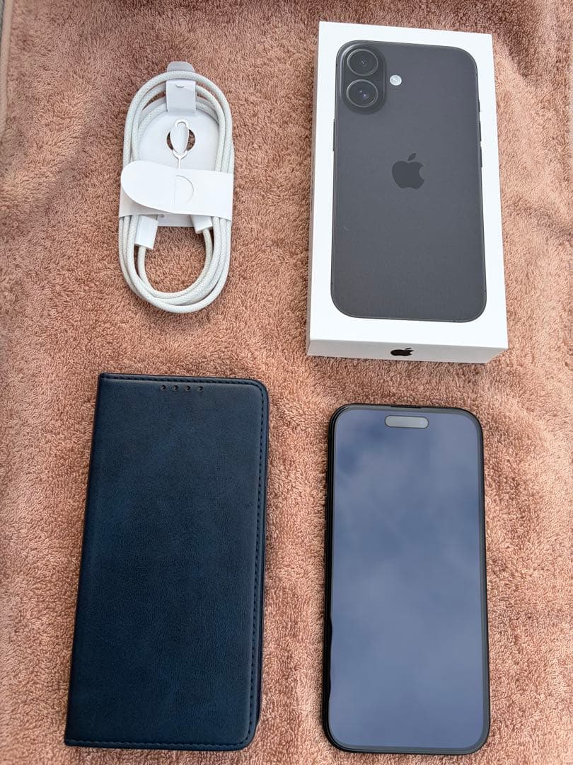 Apple iPhone 16 ブラック ￼128GB 99% ￼ SIMフリー iPhone 16 - Black - 128GB - SIM Free - iCanConnect