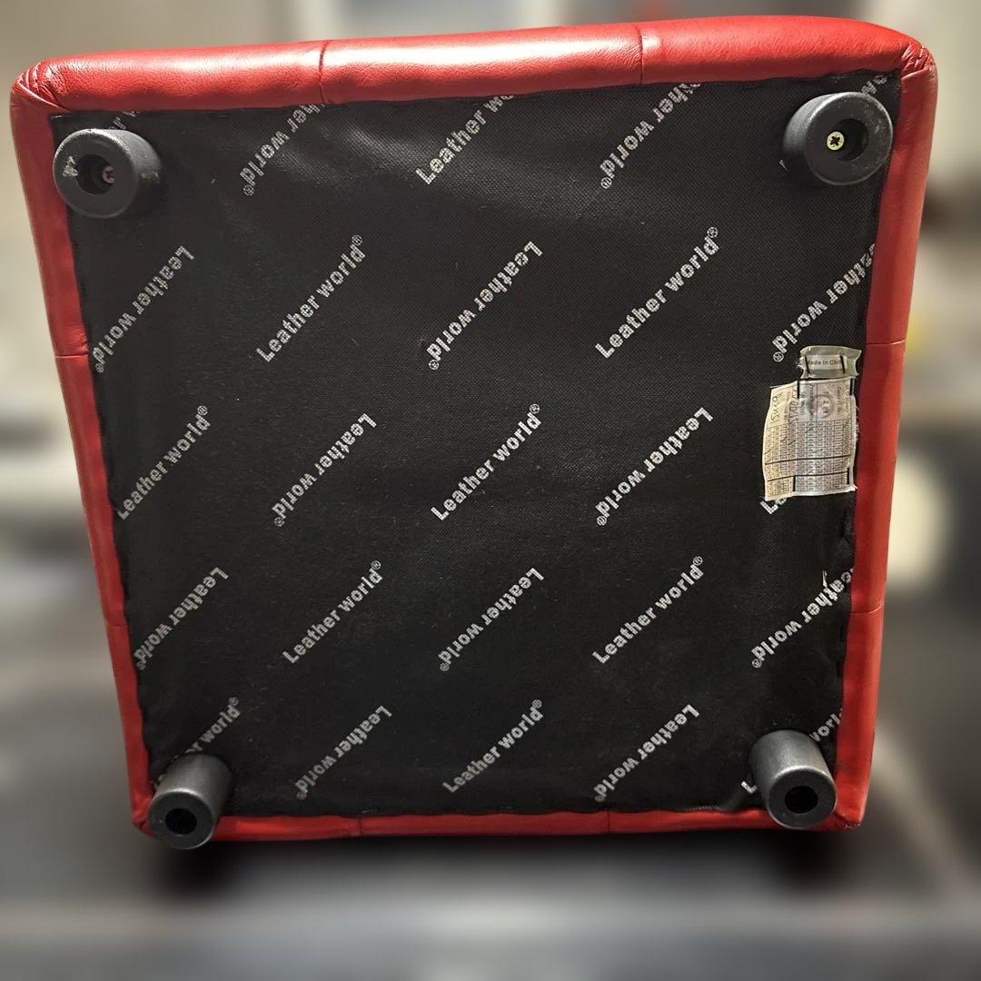 Leather world オットマン - メルカリ