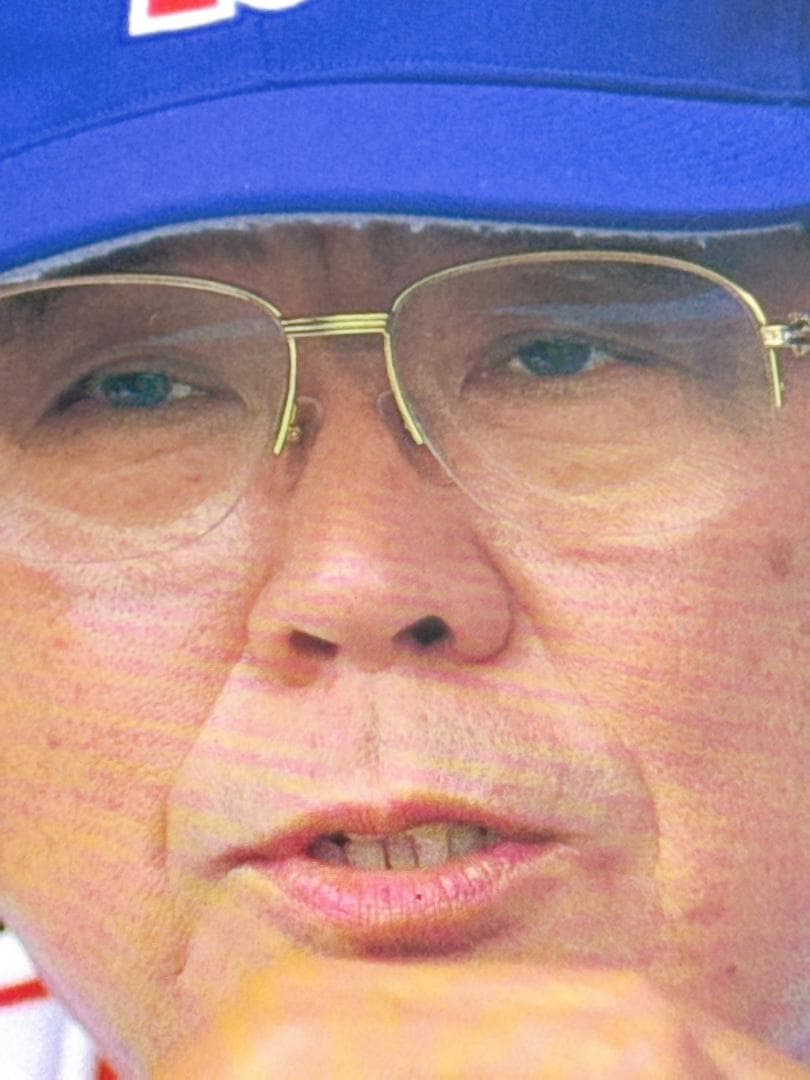 ☆ヤクルト 73 野村克也 1998年 勇退記念 サイン入り下敷き 最終戦配布