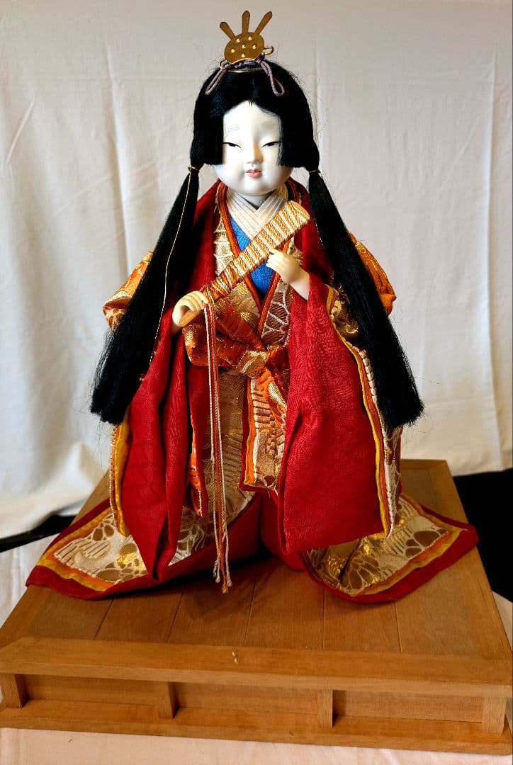 伝統的 雛人形セット 男雛 女雛 - メルカリ