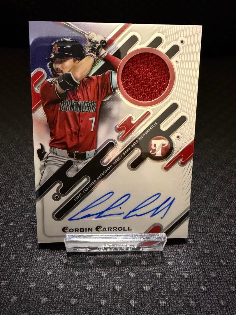 Topps Pristine Corbin Carroll 直筆サインレリック - メルカリ