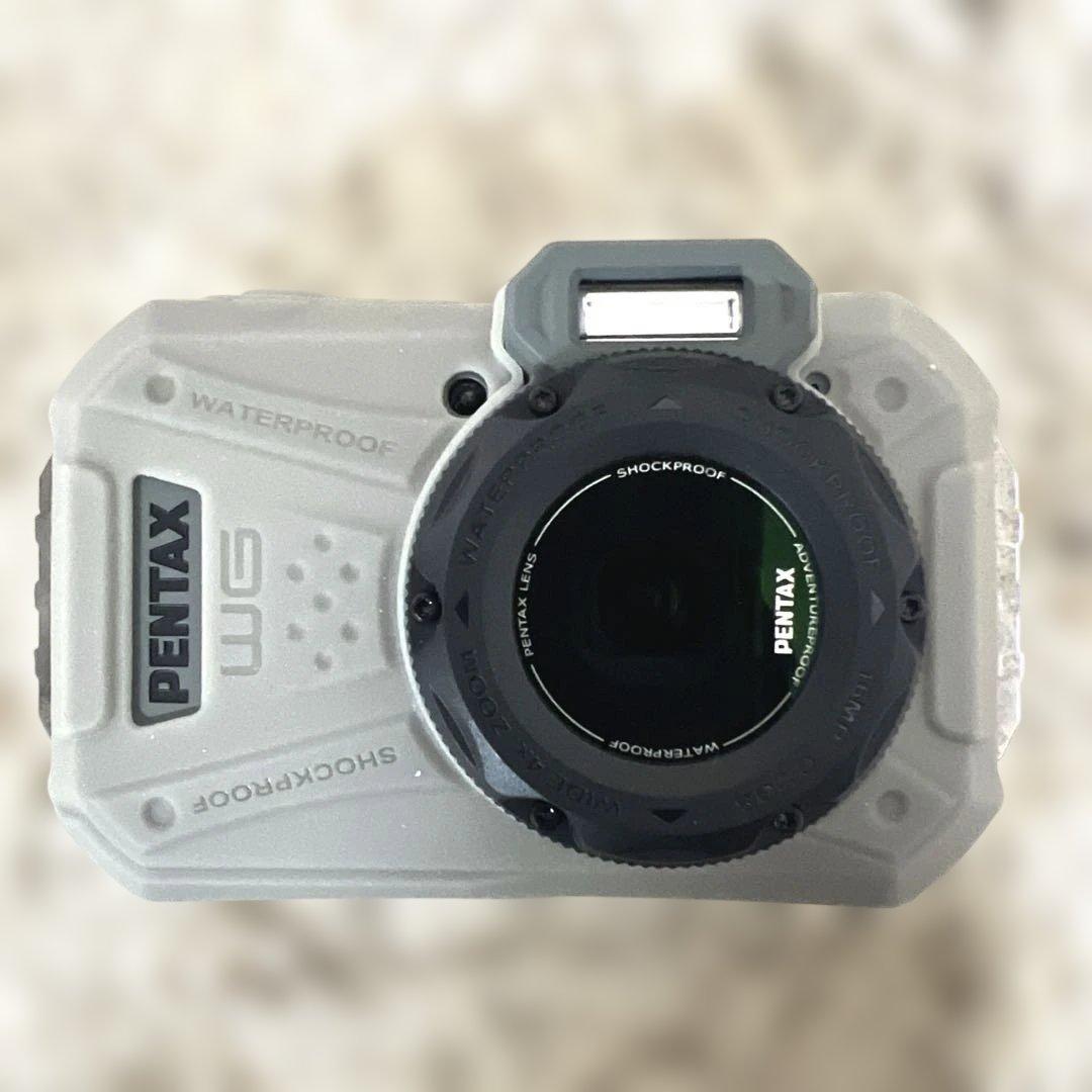 【新品未使用・オリーブ】PENTAX WG-1000 防水デジカメ 付属品完備 PENTAX （ペンタックス） 防水デジタルカメラ WG-1000 オリーブ