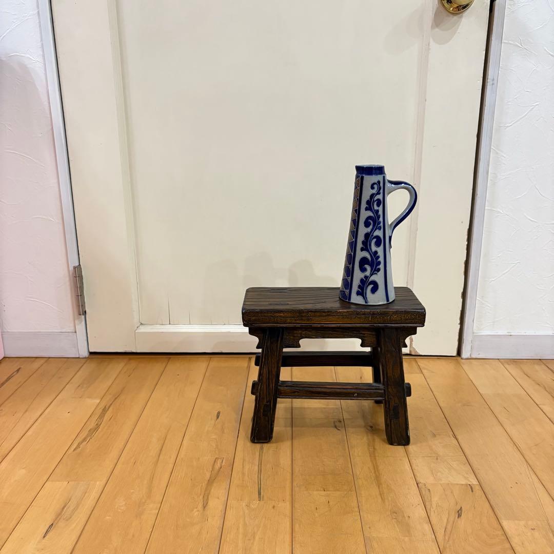 ☆アンティーク☆古道具 木製 スツール ベンチ 花台 踏み台 踏み台