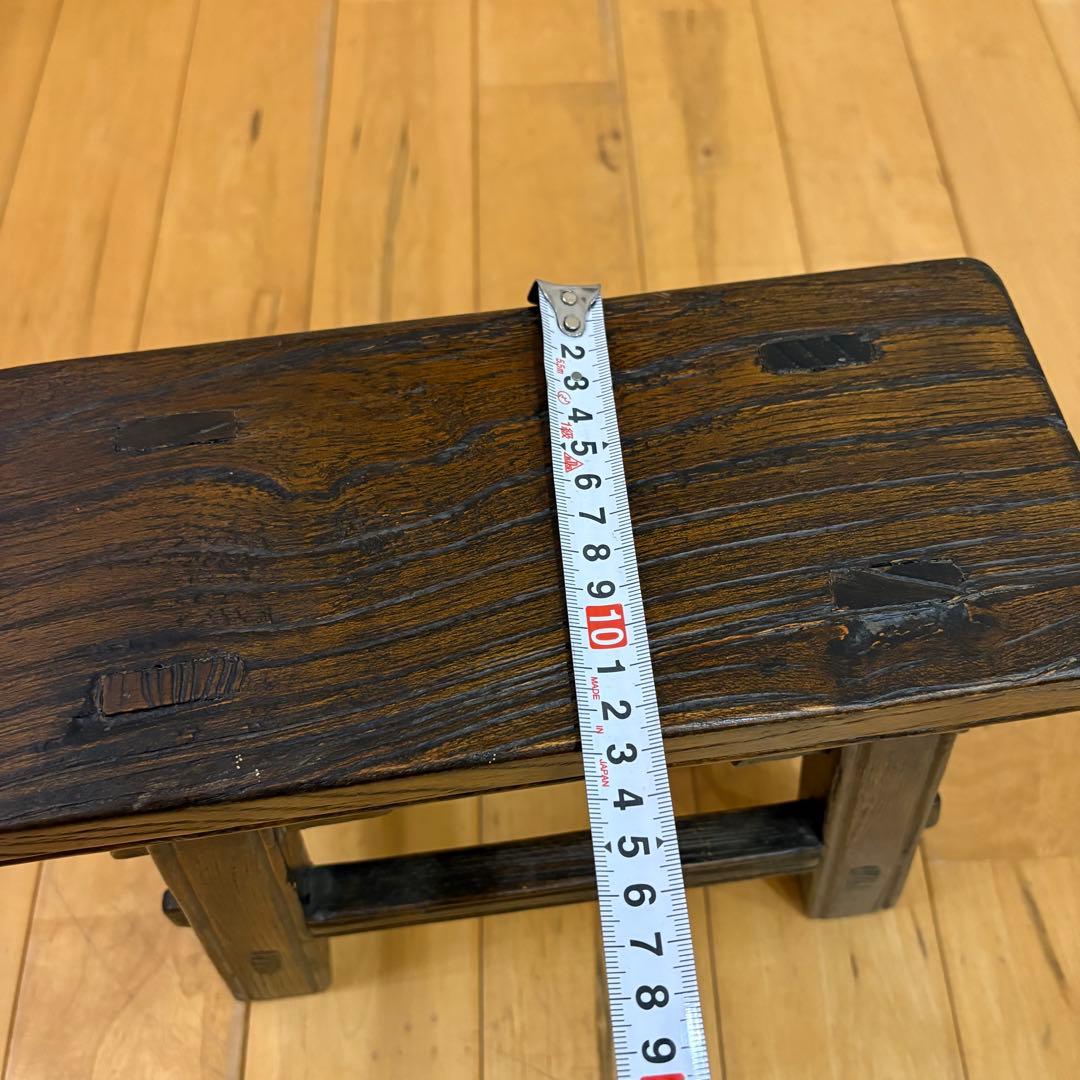 ☆アンティーク☆古道具 木製 スツール ベンチ 花台 踏み台 - メルカリ