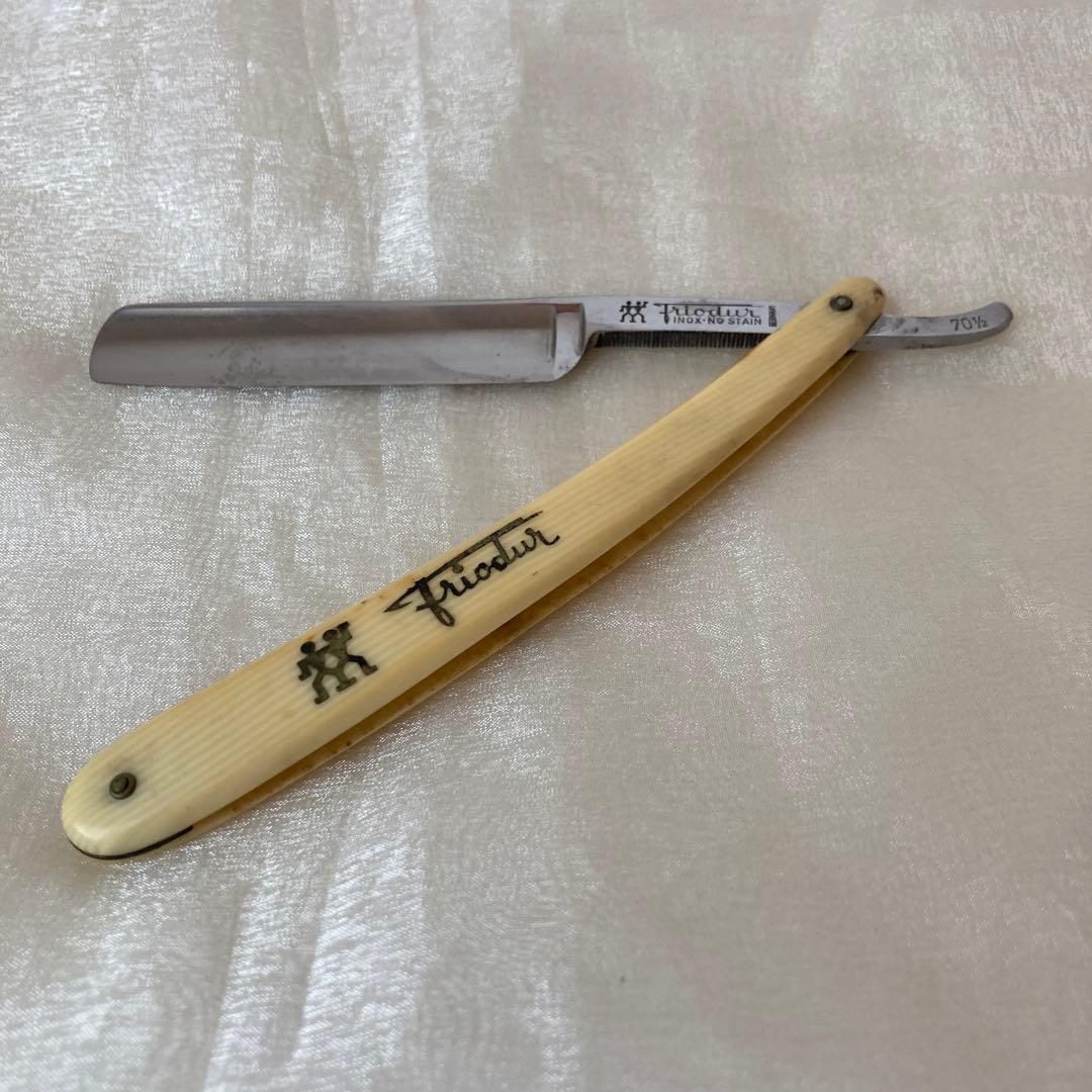 西洋剃刀 ヘンケルス Henckels 本レザー ストレートレザー カミソリ