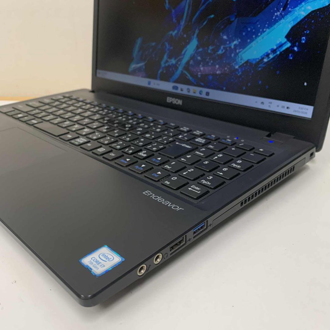 99枚限定 #887 Epson NJ6100E i7-7700U 16GB GTX1050 Windowsノート本体