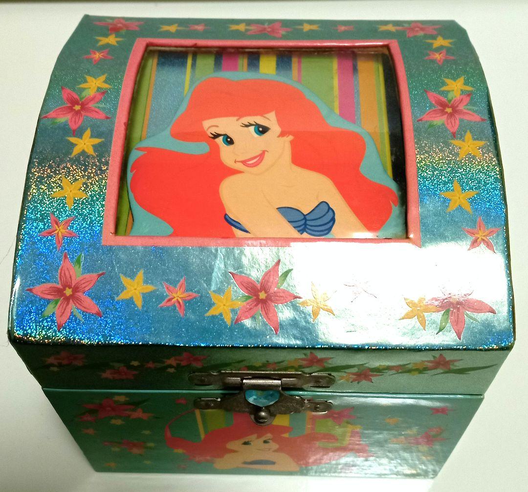 レトロ リトルマーメイド アリエル オルゴール付小物入れ - メルカリ