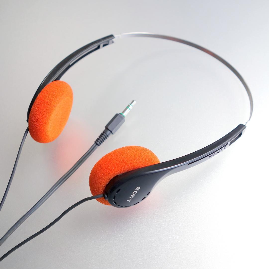 整備品】MDR-006 ソニー ウォークマン用 ヘッドホン レトロ