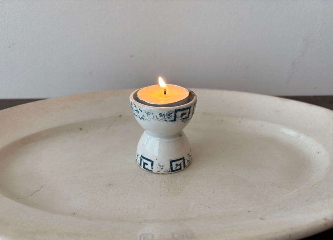 希少 フランスアンティーク コクティエ エッグスタンド エッグカップ