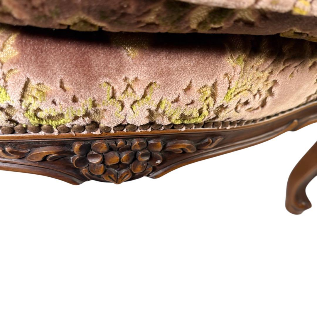 HR384 【美品】カリモク DOMANI ルイ15世 ロココ調 猫足 - メルカリ