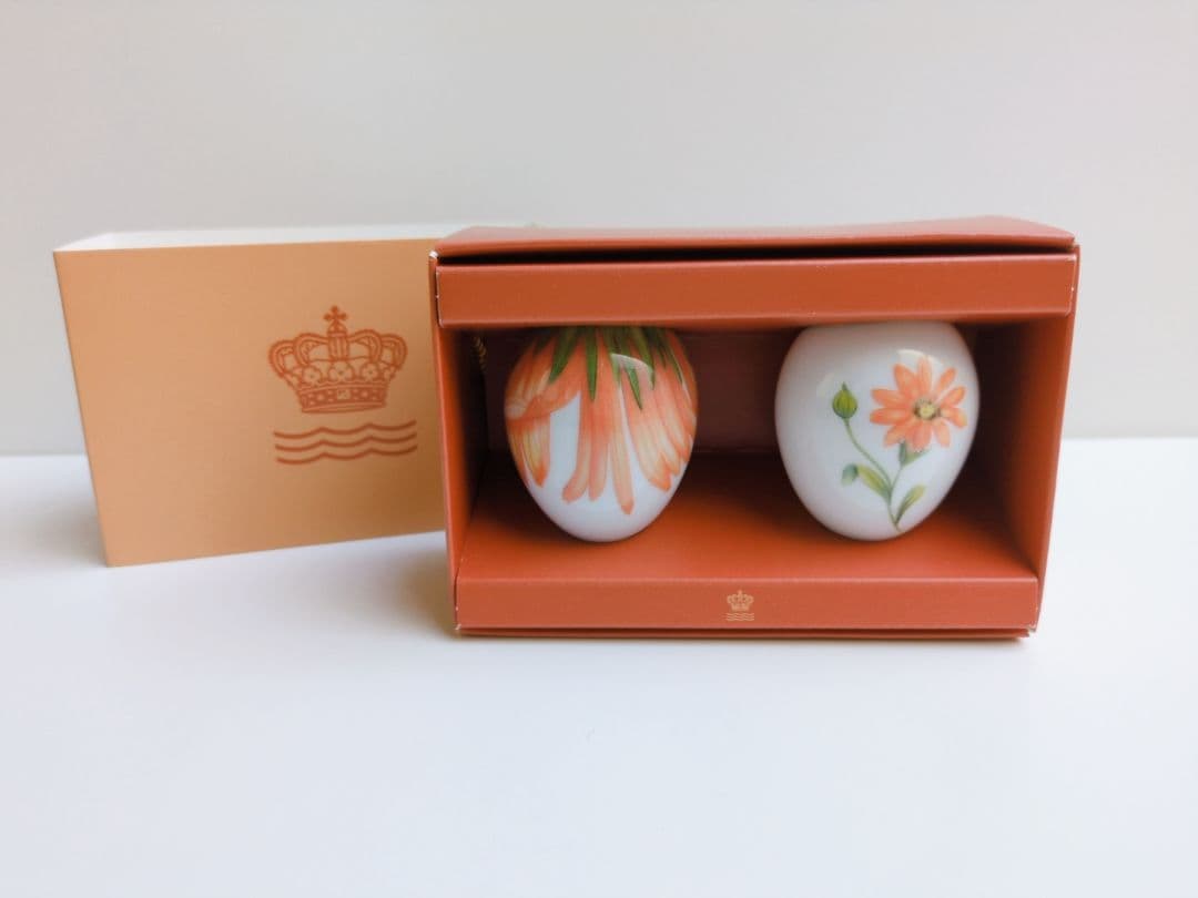ロイヤルコペンハーゲン　イースターエッグ　オーナメント　マリーゴールド&ペタル ROYAL COPENHAGEN（ロイヤルコペンハーゲン） イースターエッグ 2024年