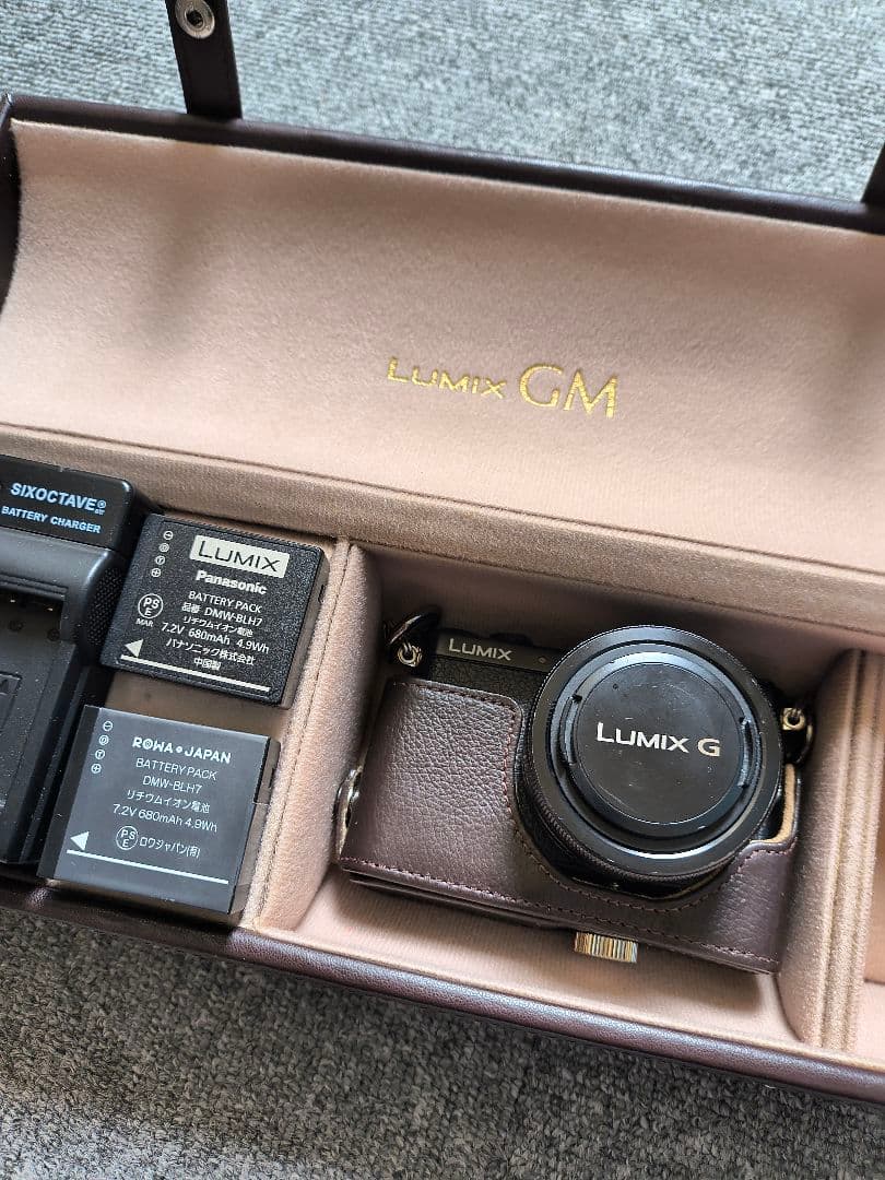 Panasonic LUMIX GM1 レンズキット 専用ケース付き Yahoo!オークション -「lumix gm1 ケース」の落札相場・落札価格