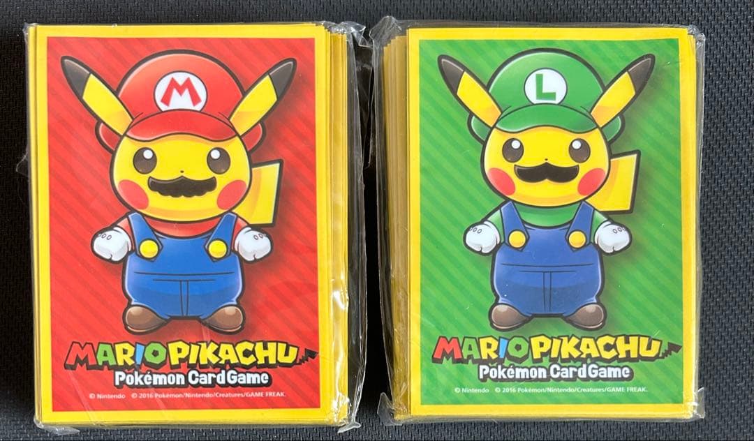 ポケモンカードゲーム デッキシールド マリオピカチュウ ルイージ