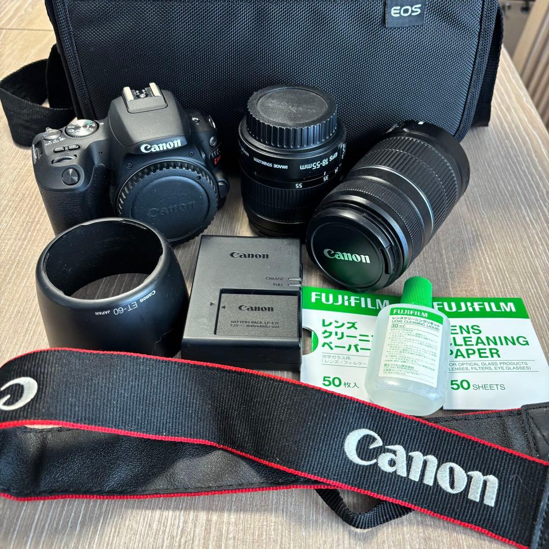 Canon EOS Kiss X9 本体＋Kiss X5 レンズ×2 EOS Kiss X9 デジタル一眼レフカメラ EF-S18-55 IS STM レンズキット