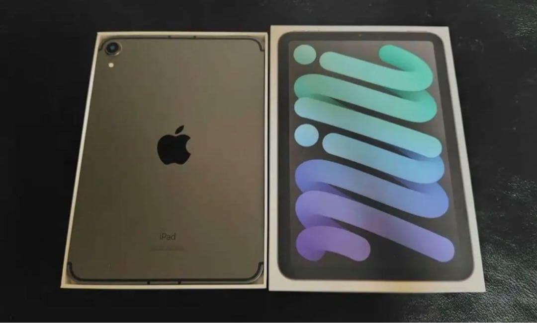 【美品】iPadmini 第6世代Cellular 64GB スペースグレイ iPad mini 6 Wi-Fi + Cellular 64GB - スペースグレイ [整備済製品