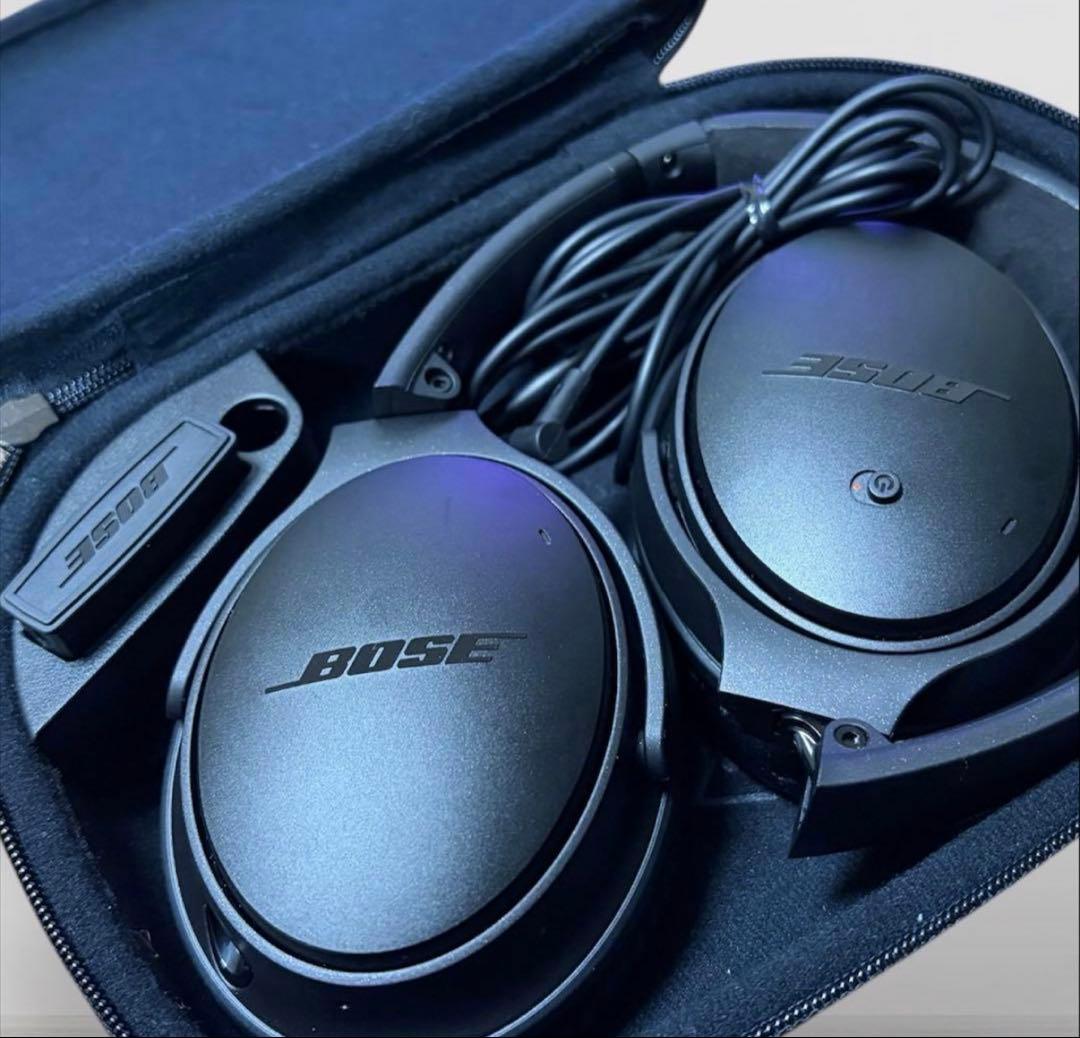 【美品・限定ケース付】Bose QuietComfort 35 II ブラック Bose QuietComfort 35 wireless headphones II [トリプルミッドナイト