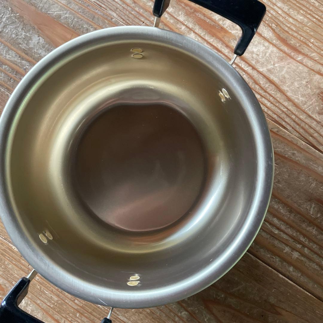 日本製 アルマイト加工両手鍋２つ　追加画像です。 楽天市場】両手鍋 22cm アルマイト加工両手鍋 和づつみ （ ガス火対応