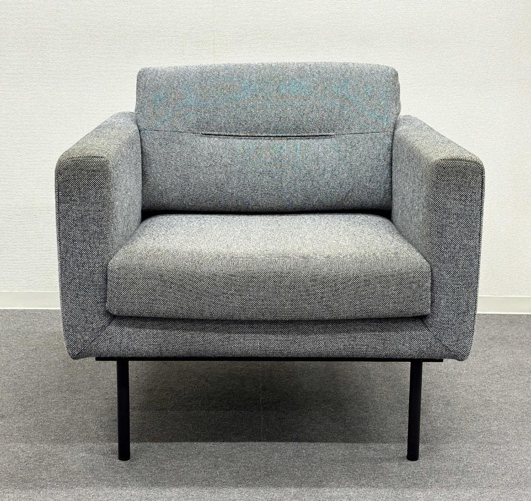 アンドリューワールド■エレメント　ラウンジ チェア　グレー　1Pソファ 東谷 ラウンジ チェア ソファ 座面高 40cm 1P 一人 1人 用 肘 付き