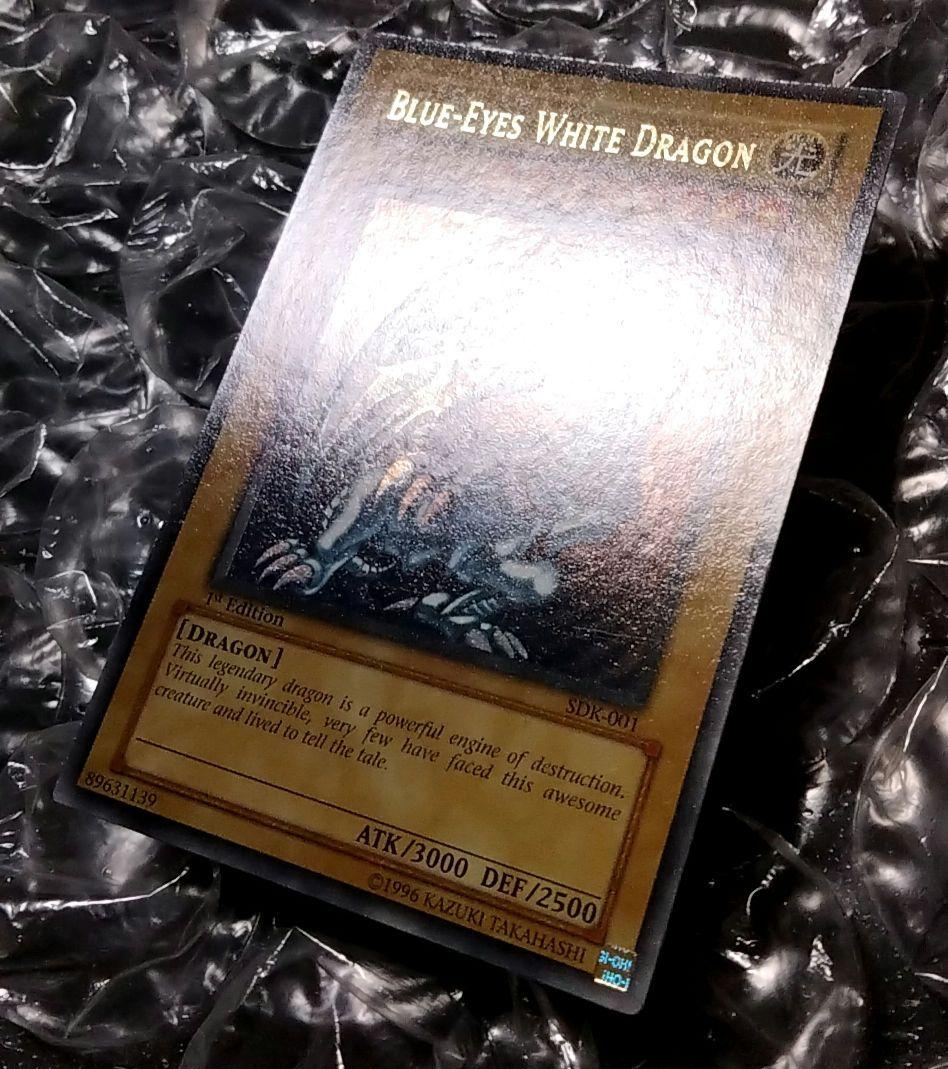 秘蔵 特濃 glossy ホイル エラー 1st 遊戯王 ブルーアイズ 初期 - メルカリ