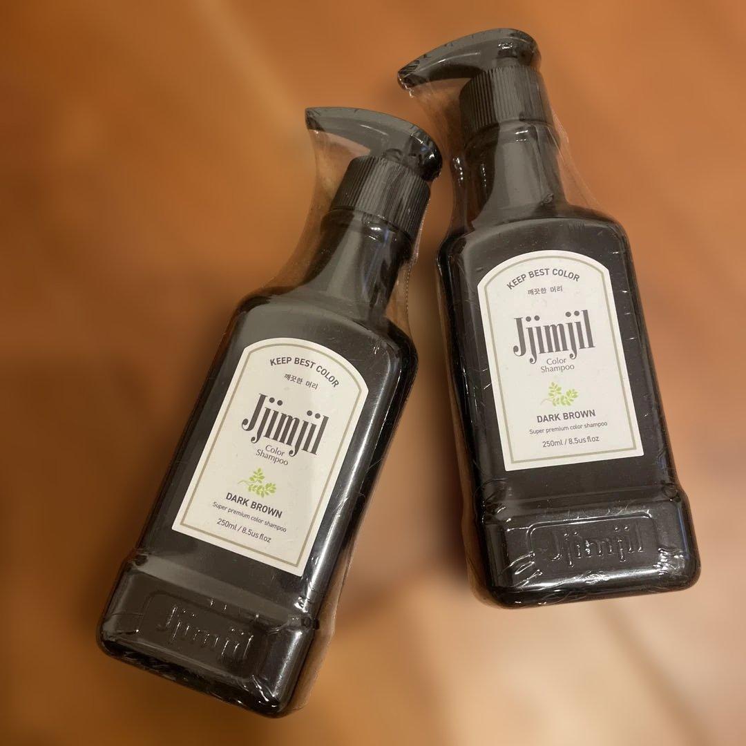 2本セット】ジムジル カラーシャンプー ダークブラウン - メルカリ