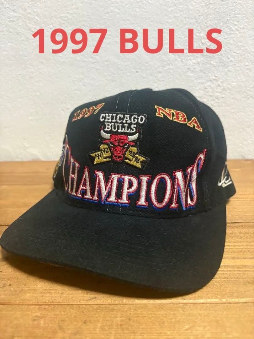 1997 Chicago Bulls NBA キャップ シカゴブルズ 90s - メルカリ