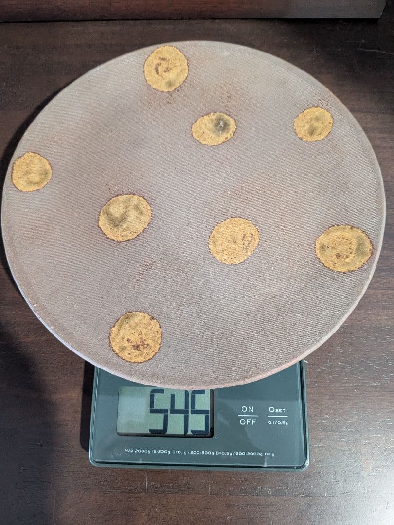 アカツキさんの備前焼皿 直径約30cm 546g　4枚セット 備前焼 皿(4枚セット) st-025 | 愛媛県上島町 | ふるさと納税サイト