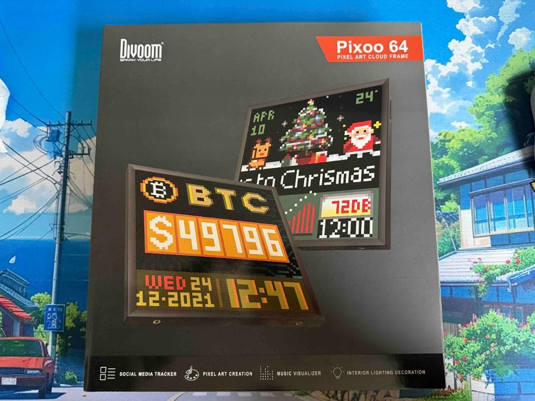 Divoom Pixoo 64 ピクセルアートLEDディスプレイ - メルカリ