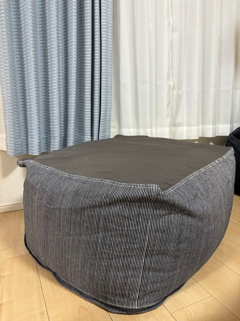 無印良品 体にフィットするソファ　綿デニム　ヒッコリー　セット 体にフィットするソファ 小 セット 綿デニム ヒッコリー | 無印良品