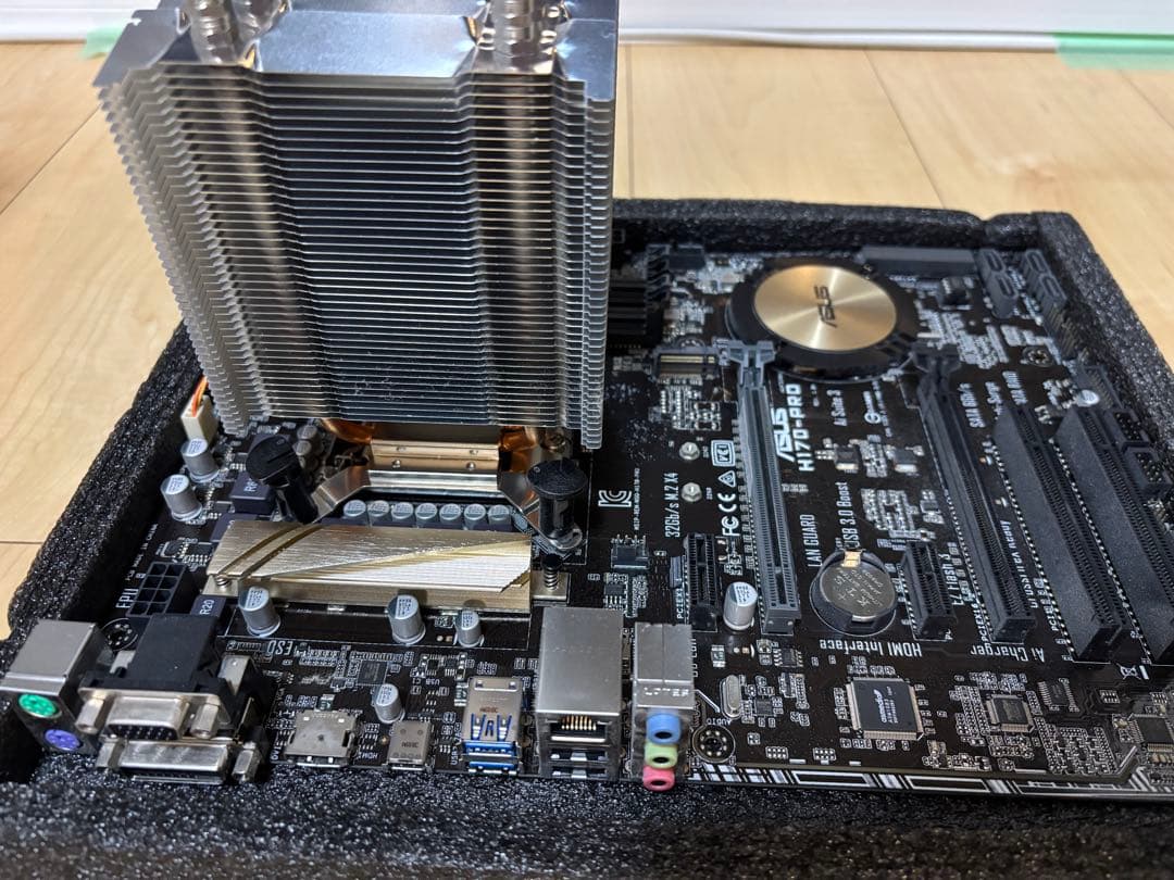 動作確認済】ASUS H170PRO+Corei5 6600+メモリ16GB等 - メルカリ
