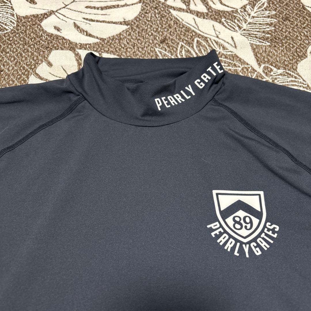 PEARLY GATES(パーリーゲイツ)モックネック 長袖シャツ 美品 - メルカリ