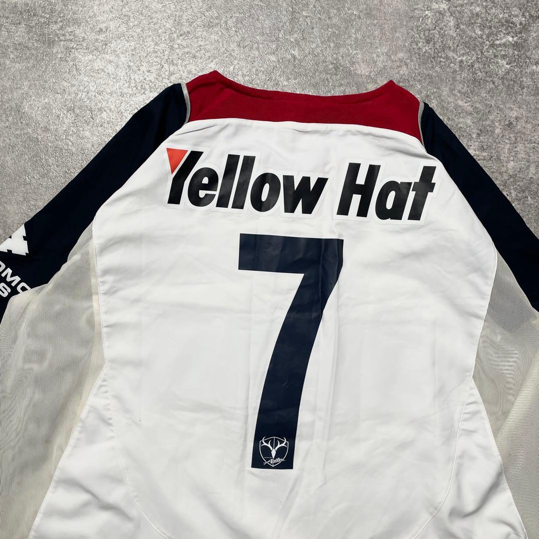 04/05 鹿島アントラーズ 選手支給品 away L/S 新井場徹 #7】