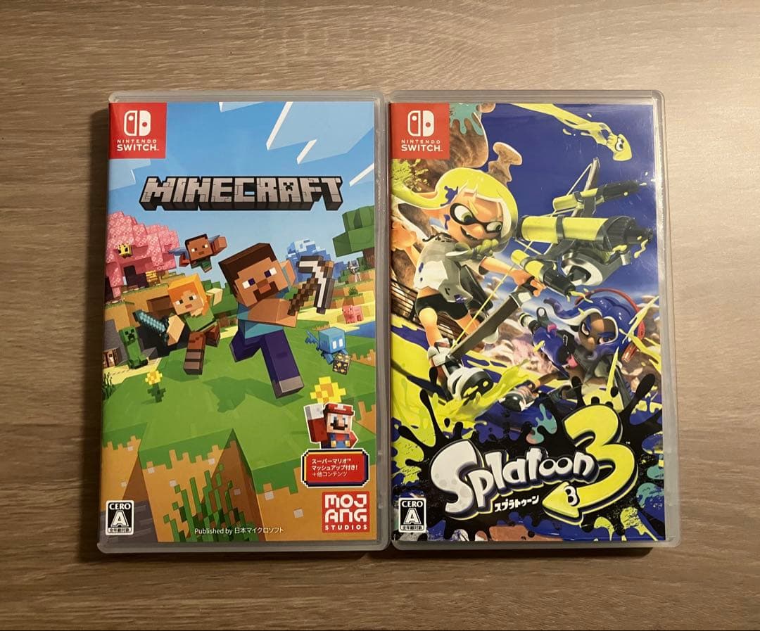 Nintendo Switch スプラトゥーン3 マインクラフト ソフト セット