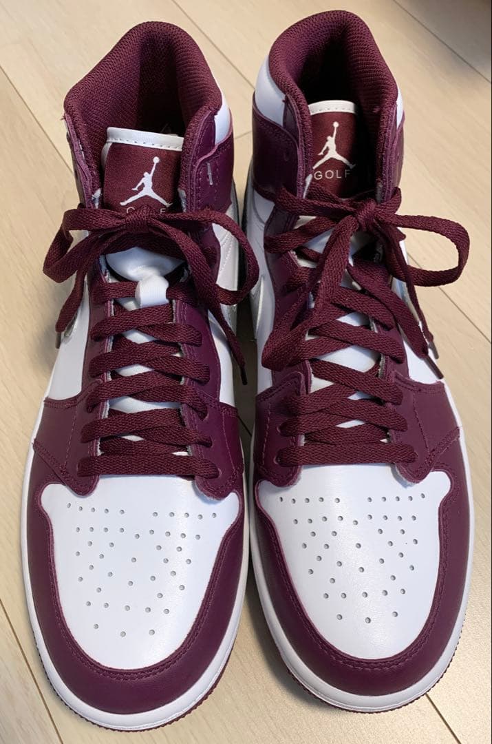 NIKE ナイキ　ゴルフ　エアジョーダン　1 ハイゴルフ　ボルドー　28.5cm