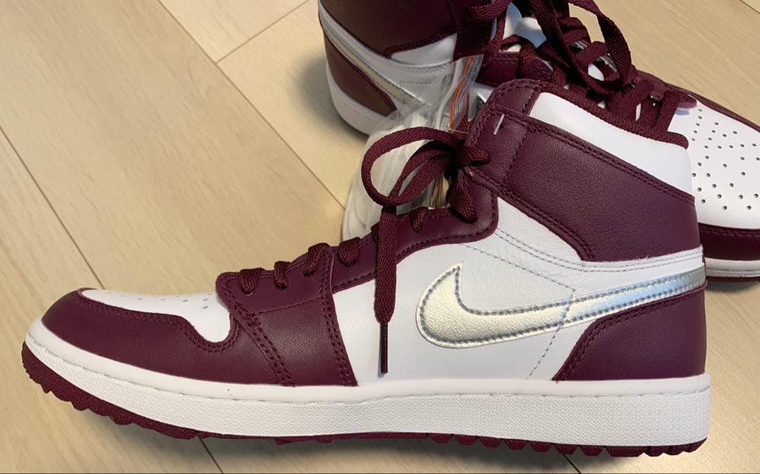 NIKE ナイキ　ゴルフ　エアジョーダン　1 ハイゴルフ　ボルドー　28.5cm