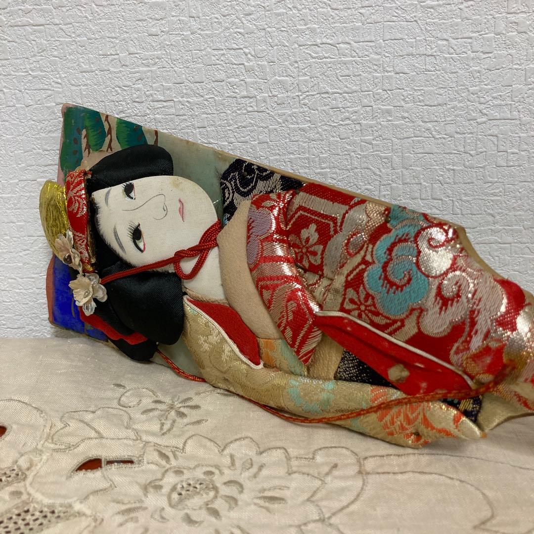 50年程前に祖母浅草購入 押絵羽子板昭和レトロ娘道成寺 - メルカリ