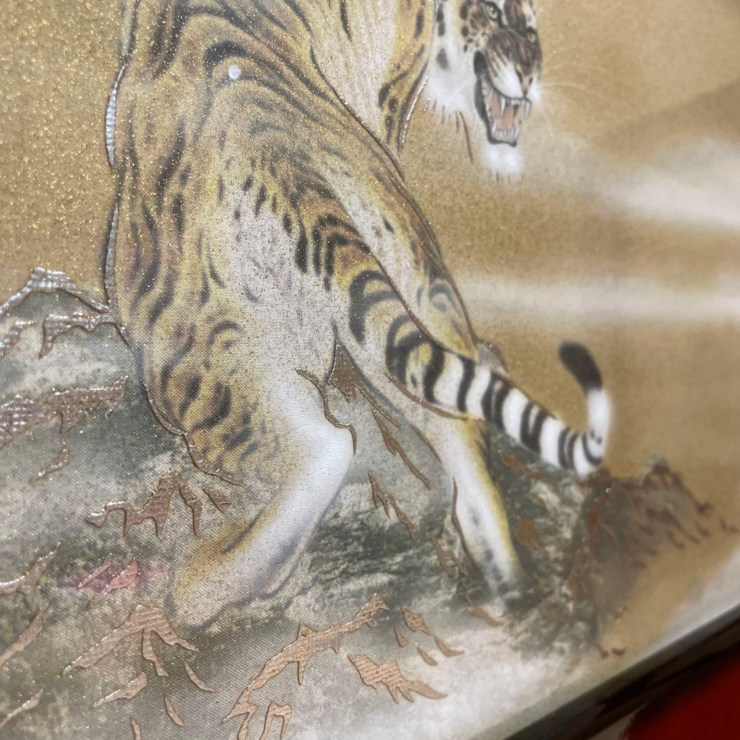 五月人形 端午の節句 屏風18号 竹に虎 トラ - メルカリ