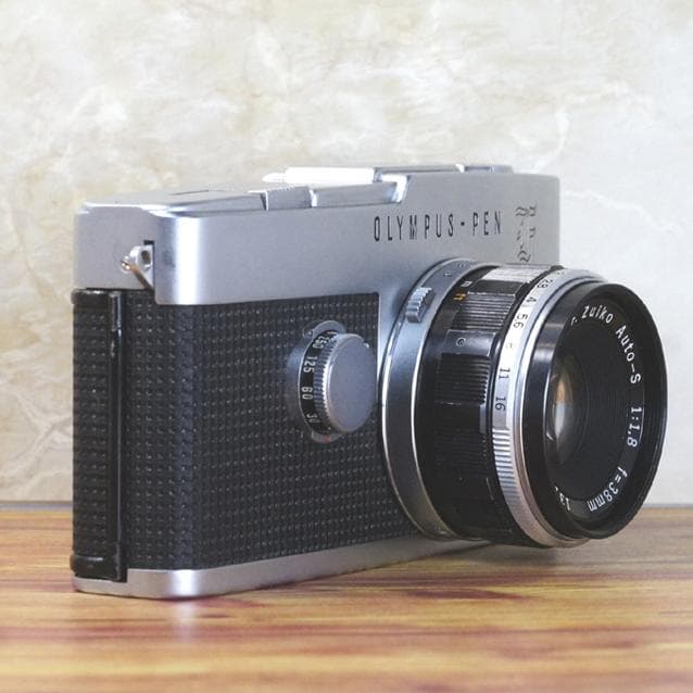 整備済完動美品】Olympus-PEN F/F.Zuikoレンズ