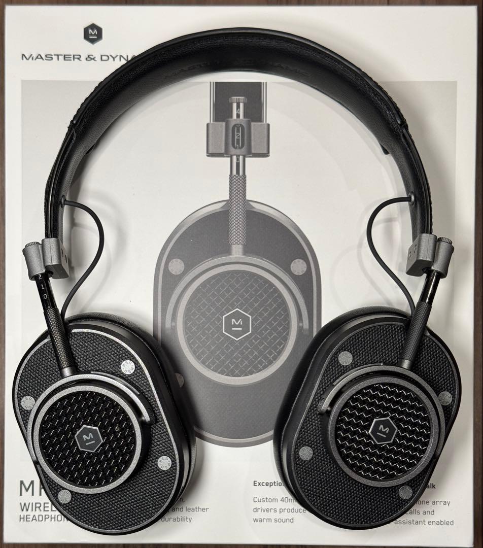 Master & Dynamic ワイヤレスヘッドホン MH40-W Gen2 MASTER & DYNAMIC MH40-W Gen 2 Over-Ear Headphones Gunmetal [MH40G1