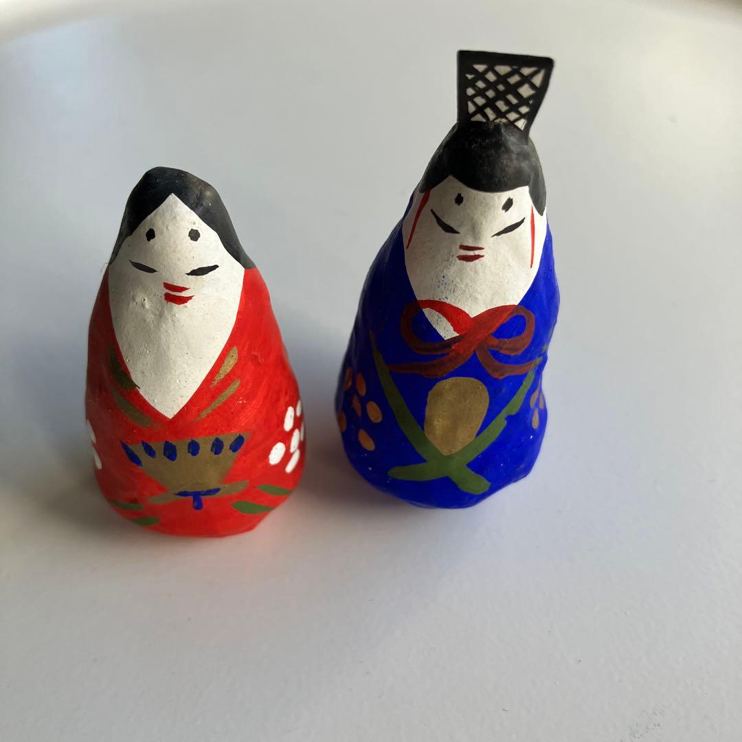 民藝】【郷土玩具】三春張子 橋本広司 起き上がりひな 雛人形 - メルカリ