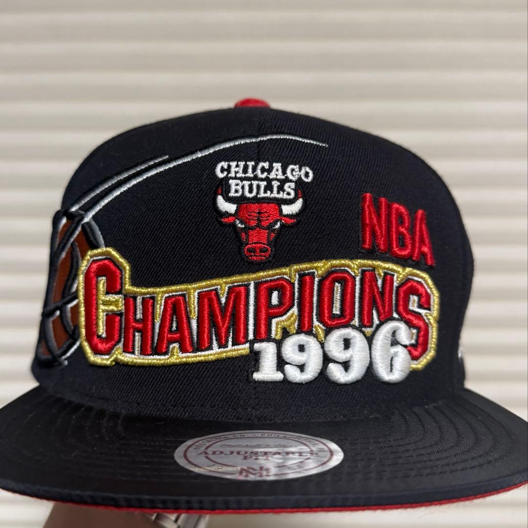 シカゴ・ブルズ 1996 チャンピオンキャップ ブラック NBA - メルカリ
