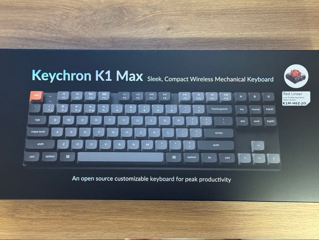 Keychron キークロン K1 Max 静音赤軸 ヨドバシカメラ限定モデル