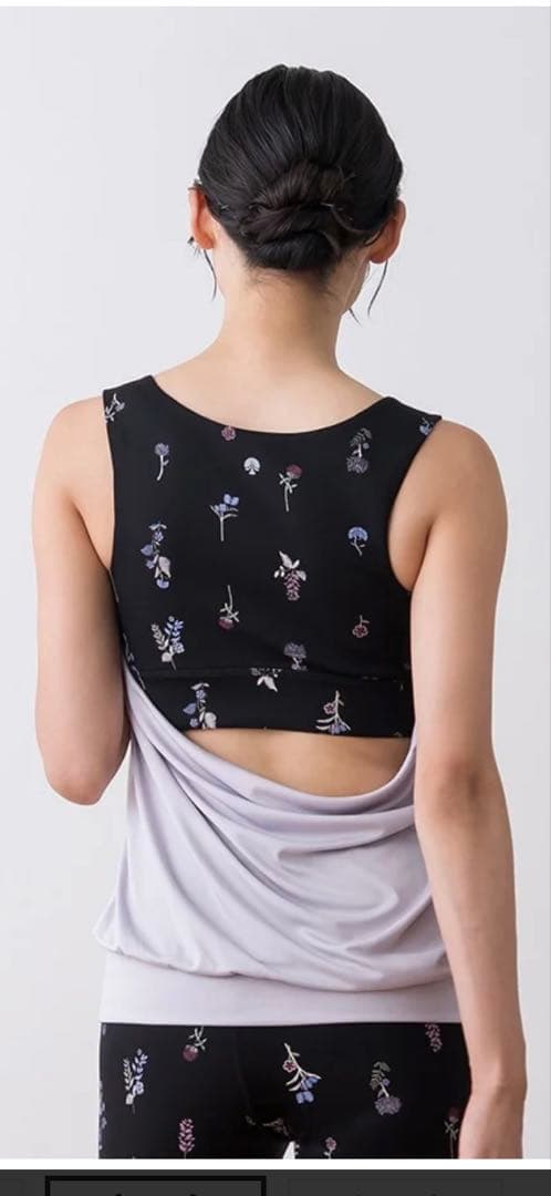 SUKALA フラワーブーケカバータンク ブラック - メルカリ