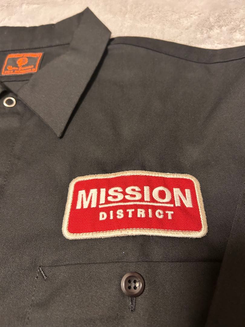 MISSION DISTRICT ワークシャツ ネイビー ネイティブジャパニーズ