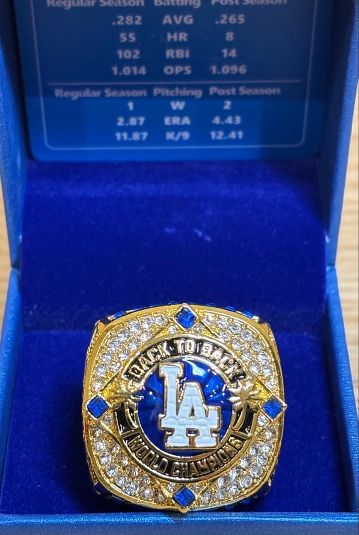 値下げ！⭐完全一点限定⭐【特別構成】大谷翔平 2025世界一リング厳選3