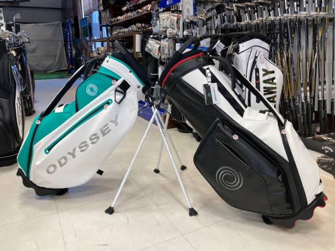 激レア】オデッセイ キャディバック スタンド式 ティファニーブルー