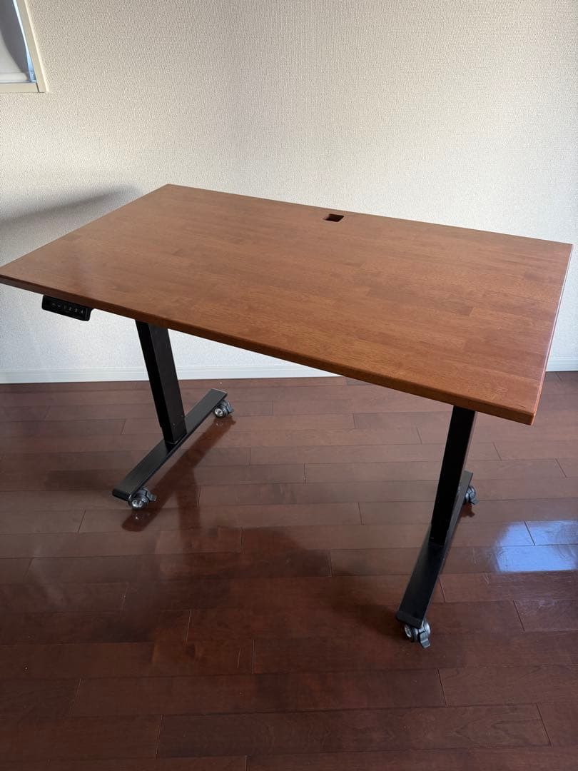 KANADEMONO天板、FlexiSpot電動昇降デスク かなでもの × FlexiSpot E7】ラバーウッド天板でPC用の昇降