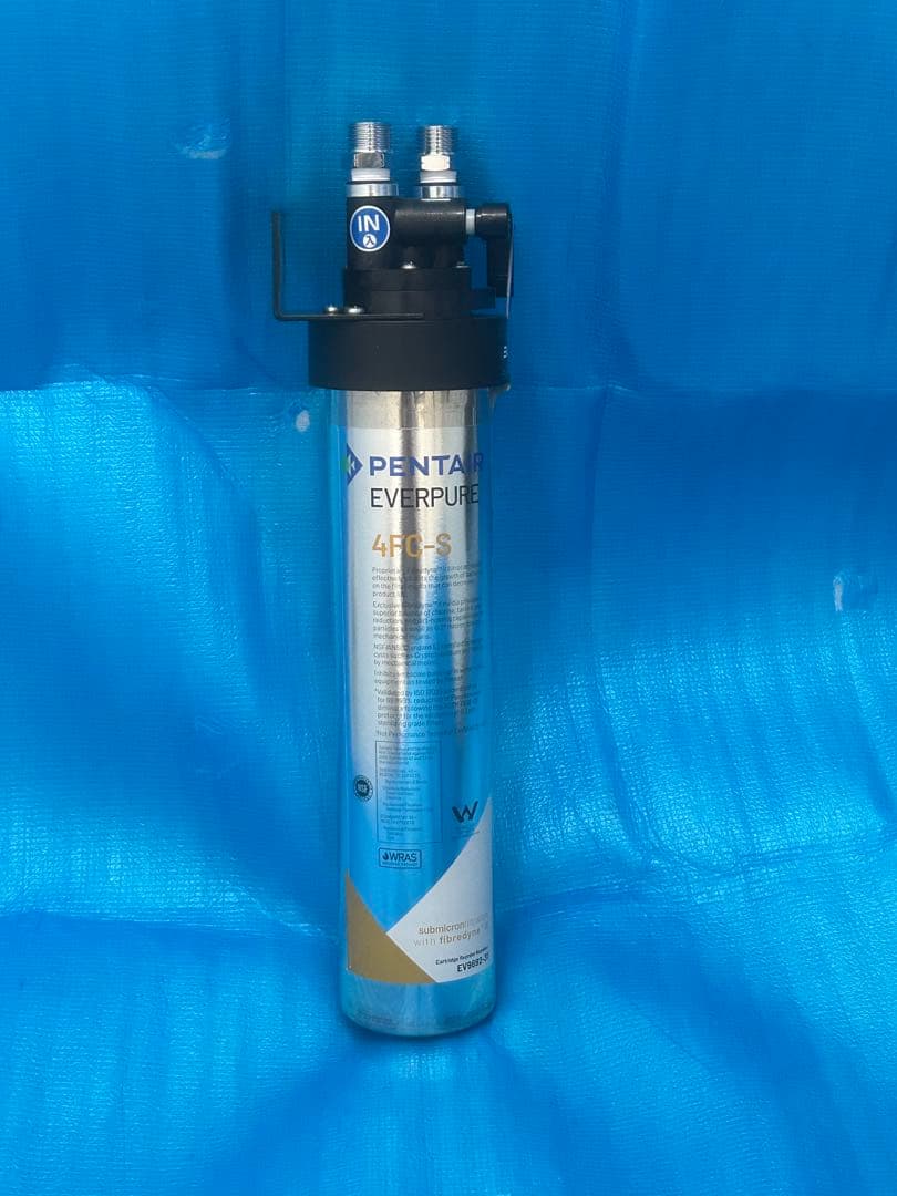 エバピュア　浄水器　4FC-S ほぼ新品 エバーピュア QL3-4FC-S 浄水器 業務用 フィルターヘッド付 : 厨房